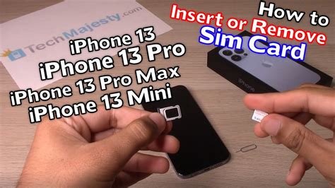 How To Insert Sim Card And How To Remove Sim Card Iphone 13iphone 13
