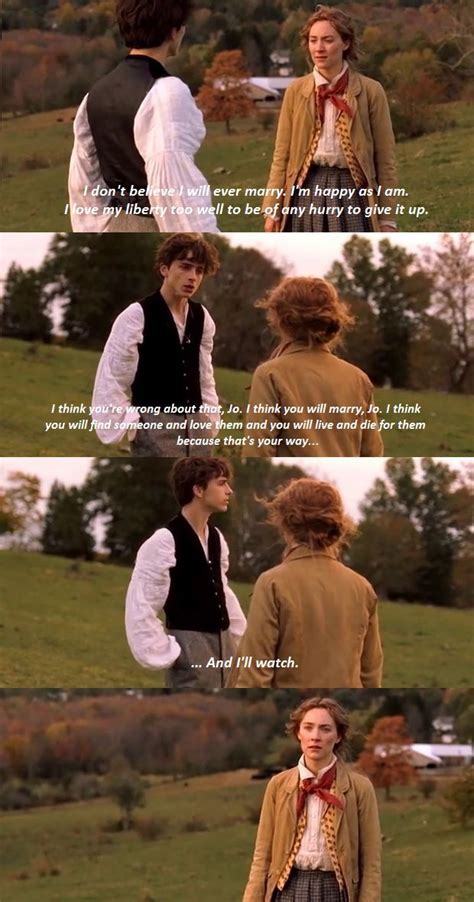 Little Women Lauries Proposal To Jo Little Women Quotes Movie