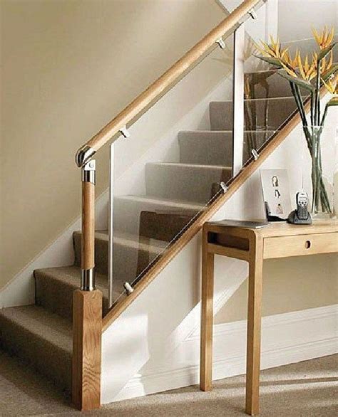 Awesome Modern Glass Railings Design Ideas For Stairs 31 In 2020 Wood Railings For Stairs