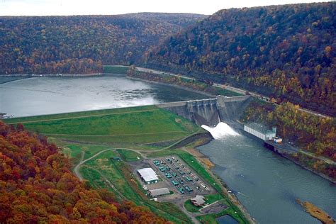 kinzua dam and allegheny reservoir warren pa i was there when they flooded the valley to