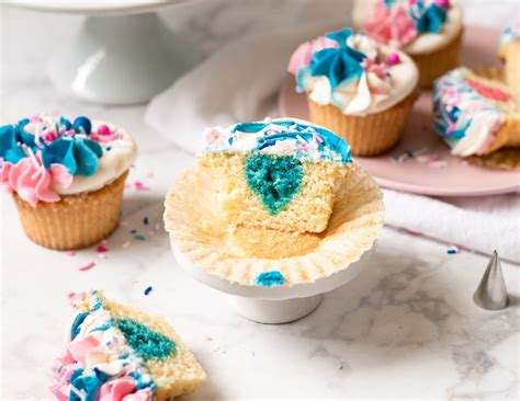 Gender Reveal Cupcakes
