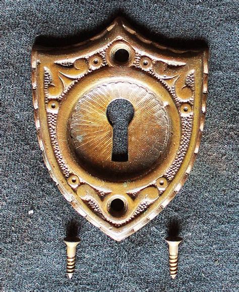 Sun valley bronze has crafted a versatile range of designer escutcheon plates in a variety of styles. Antique Repro Eastlake Victorian Bronze Door Keyhole Key ...
