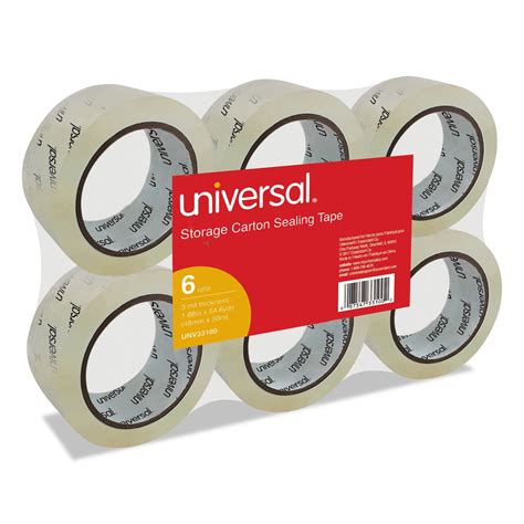 Universal Heavy Duty Acrylic Box Sealing Tape 48mm X 50m 3 Core
