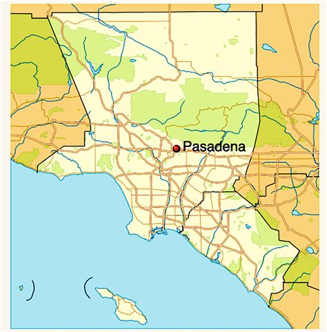Pasadena Map A Friendly Letter