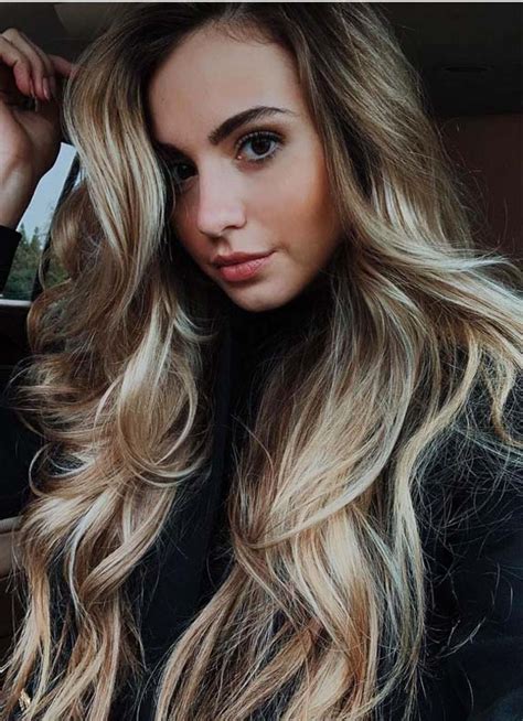 Inverted layered haircuts for long straight hair. Stunning Balayage Highlights for Long Waves Hair in 2019 ...