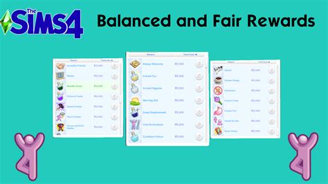 Balanced And Fair Reward Store Traits The Sims 4 Catalog