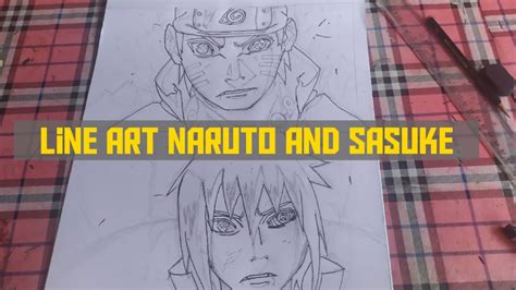 Drawing Naruto And Sasuke Sketchcara Menggambar Naruto Dan Sasuke