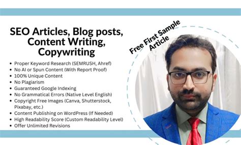Do Seo Articles Blog Posts Content Writing Copy Writing By