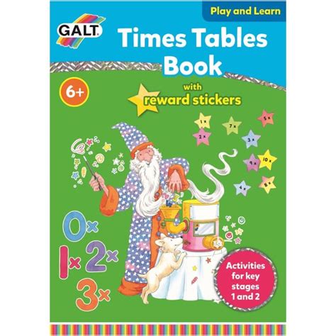 Galt Times Tables Sticker Reward Book Lavamt