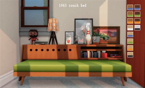Cillas Cc Finds Sims 4 Cc Furniture Sims 4 Beds Couch Bed