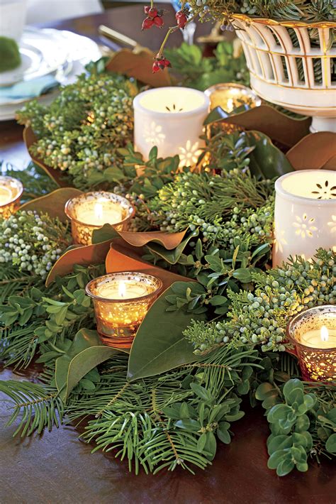 55 Ways To Decorate With Fresh Christmas Greenery Christmas Table