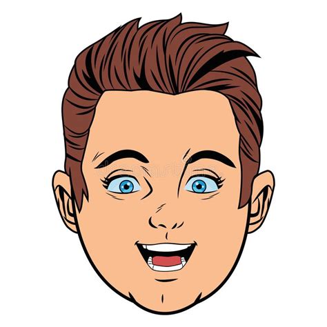 Boy Face Avatar Profile Picture Stock Vector Illustration Of Greeting