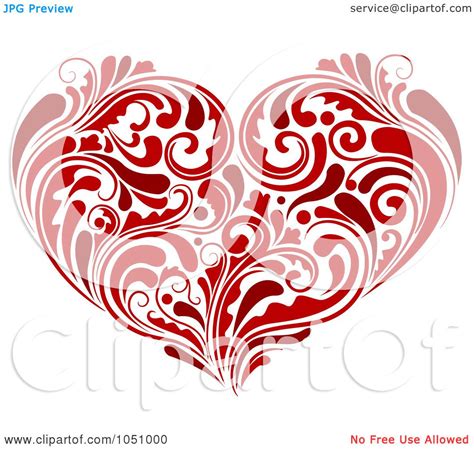 Royalty Free Vector Clip Art Illustration Of A Red Heart