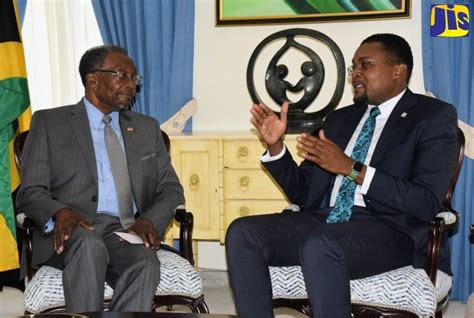 Minister Morgan Receives Courtesy Call From Us Ambassador Jamaica Information Service