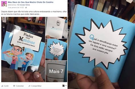 Livro Infantil De Piadas Sobre Meninas Causa Pol Mica Na Web