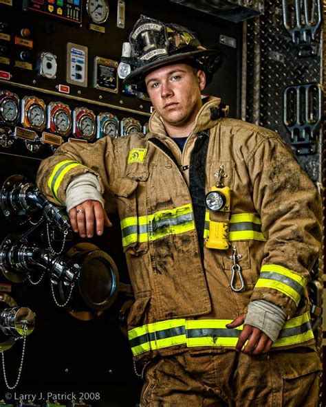 Environmental Portraits Firefighter Photography Portrait