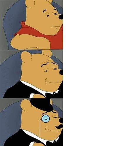 Comparación Winnie Pooh Plantillas De Memes