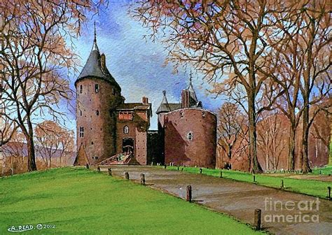 Castle Coch Painting By Andrew Read Fine Art America