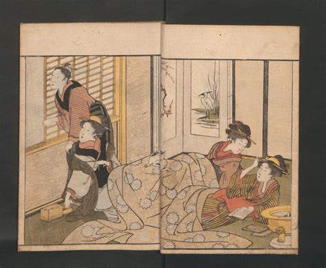 Kitagawa Utamaro Picture Book Of Flowers Of The Four Seasons Ehon