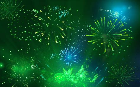 Green Fireworks 2 Wallpapers Hd Wallpapers Id 3260