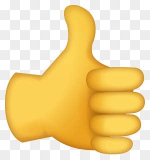 Thumb Signal Emoji Ok Clip Art Thumbs Up Emoji Png Free Transparent