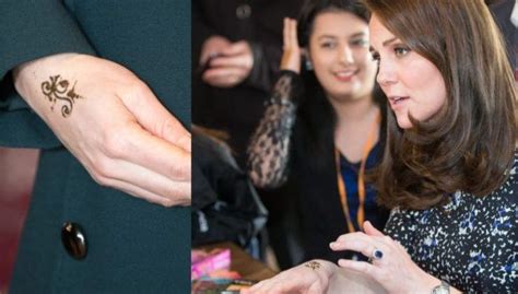Kate Middleton The Tattoo Remained Hidden In The Light