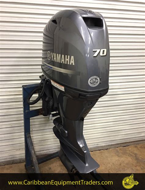 Slightly Used 2019 Yamaha 70 Hp 4 Stroke Outboard Motor Engine