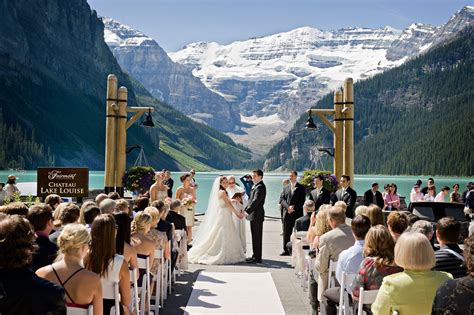 Fairmont Chateau Lake Louise Rocky Mountain Bride