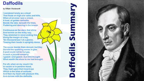 Summary Of Daffodils Poem By William Wordsworth Eltes