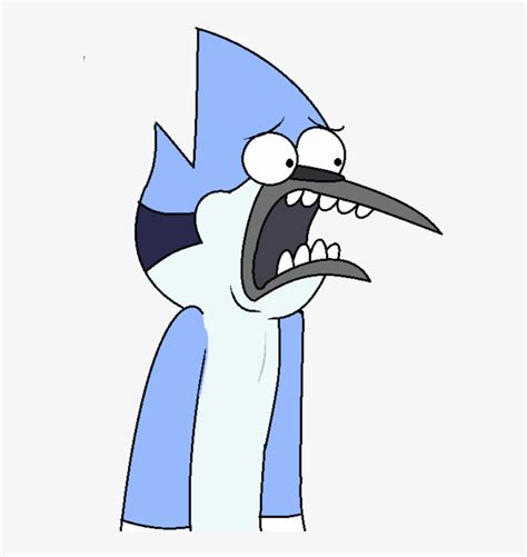 Regular Show Mordecai Scared Png Image Transparent Png Free Download