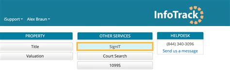 Infotrack — How To Place A Signit Order