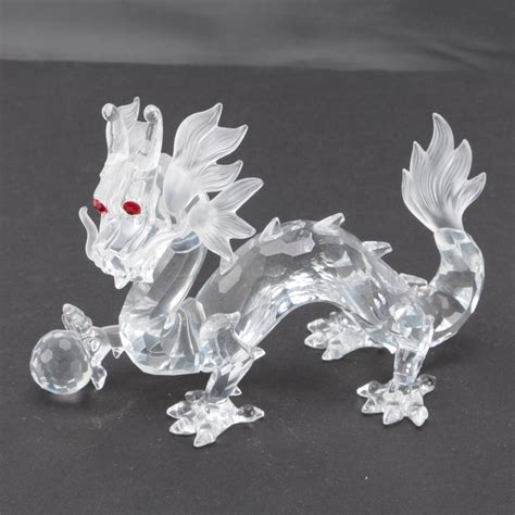 Swarovski Fabulous Creatures Crystal Dragon Figurine Ebth