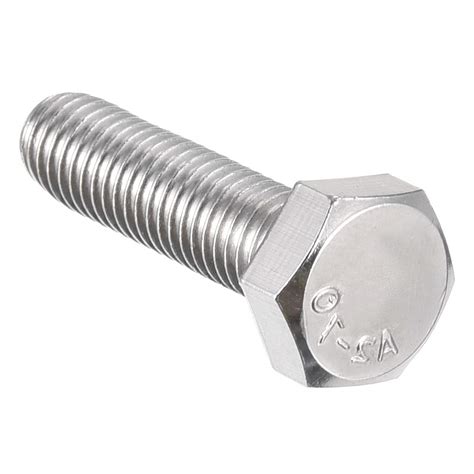Buy Uxcell M10x40mm Hex Bolts 304 Stainless Steel Hexagon Left Hand