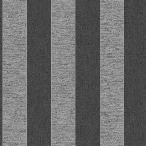 Vogue Black White Grey Striped Wallpaper Uk Black And