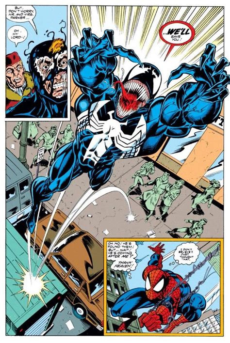 Venom In Amazing Spider Man 374 Mark Bagley Spider Man Art