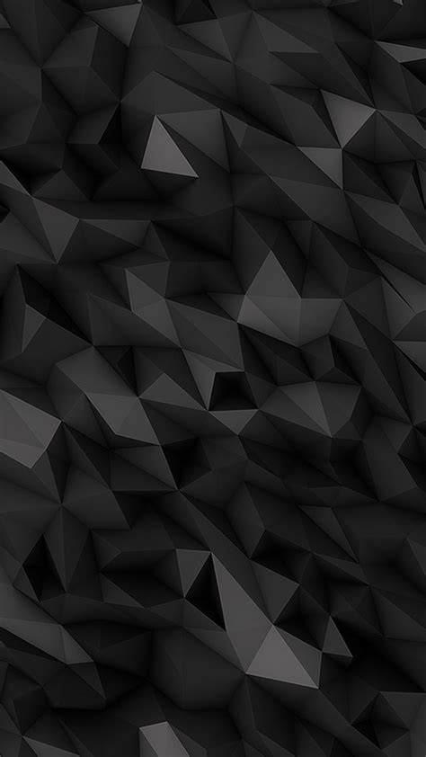 Galaxy Note Hd Wallpapers 3d Dark Abstract Polygons