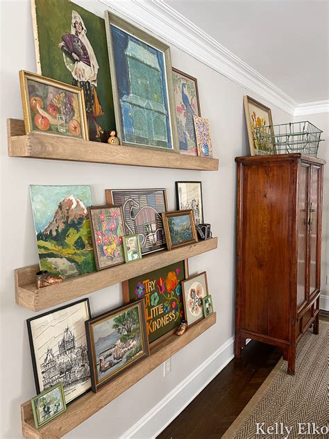 Why I Love Picture Ledges And A Eclectic Gallery Wall Ideas Kelly Elko