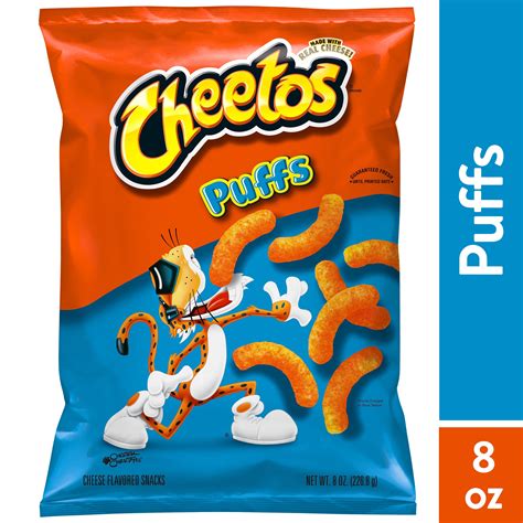 Cheetos Puff Cheese Flavored Snack Chips 8 Oz