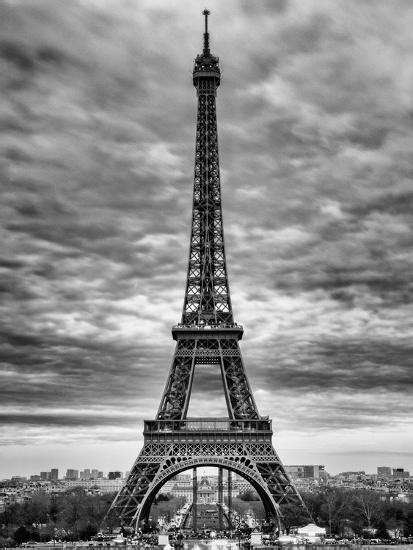Eiffel Tower Paris France Black And White Photography