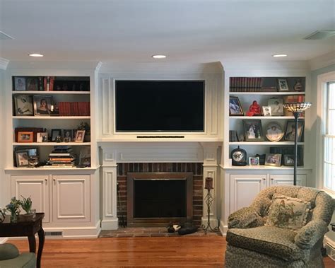 Fireplacetv Bookshelf Holzinger Custom Carpentry Llc