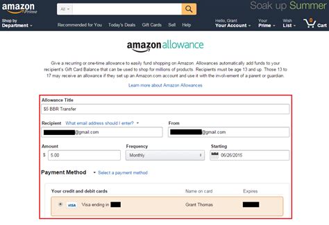 At first glance, amazon's own prime rewards card appears to be the most exciting option — and for most people, it is. Set Up Amazon Allowance to Automatically Charge your BofA Better Balance Rewards Credit Card