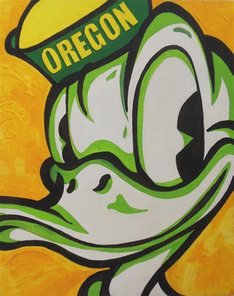 Oregon Ducks Unique And Cool Puddles Mascot Etsy Oregon Ducks