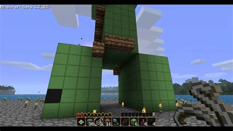 Minecraft Creeper Statue Hd Youtube