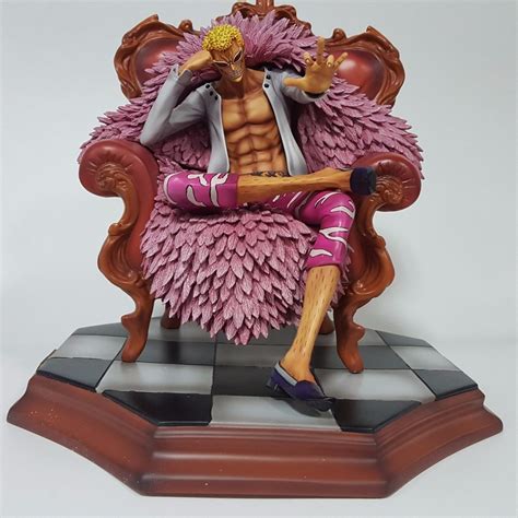 One Piece Action Figure Doflamingo Resin 260mm Diy One Piece Anime Resine Collectible Model Toy