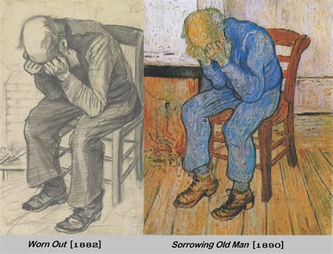 Van Gogh Sorrowing Old Man At Eternity S Gate Analysis Cau