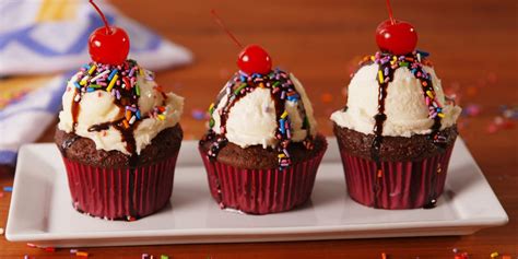 The Best Ice Cream Sundae Cupcake Recipe How To Make Ice