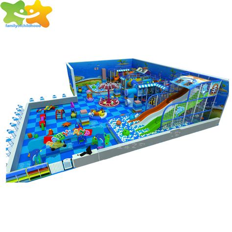 Ocean Theme Kids Indoor Playground Equipment Untuk Tempat Indah Pra