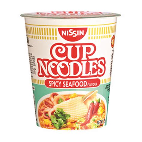 Nissin Cup Noodles Spicy Seafood Instant Noodles Case