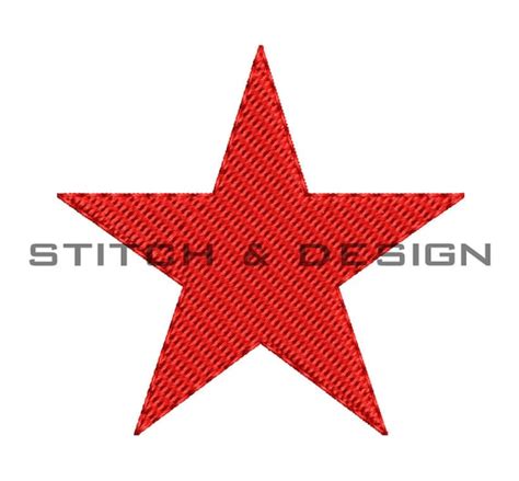 Machine Embroidery Star Star Fill Design Star Machine Etsy
