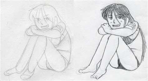 How To Draw A Person Sitting On Their Knees Inter Play To Balance Femora Vertically On The Knees